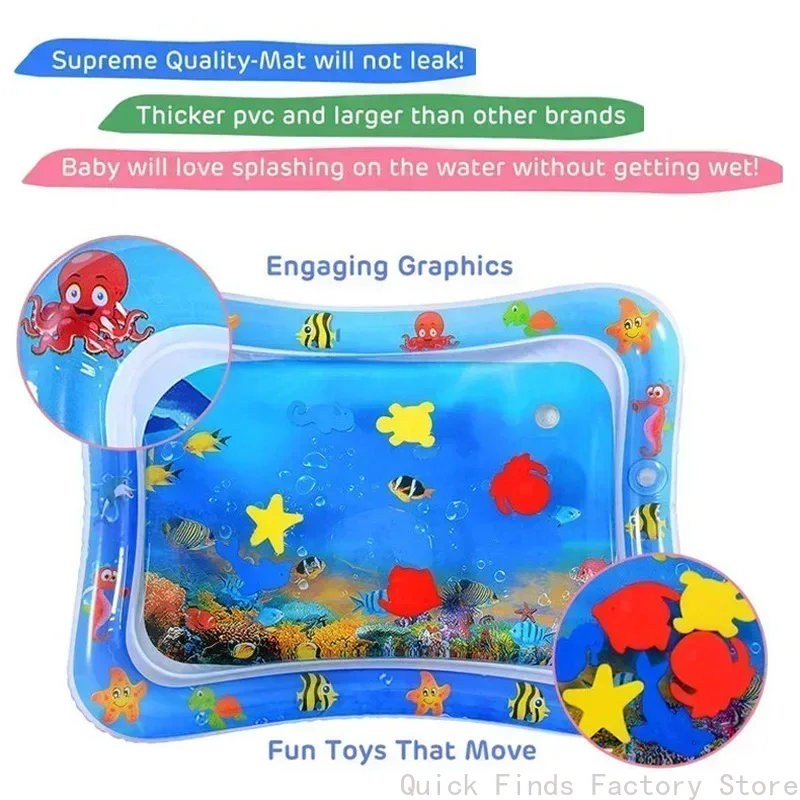 Baby Water Play Mat Inflatable - Kids Education Activities ulasan dan harga