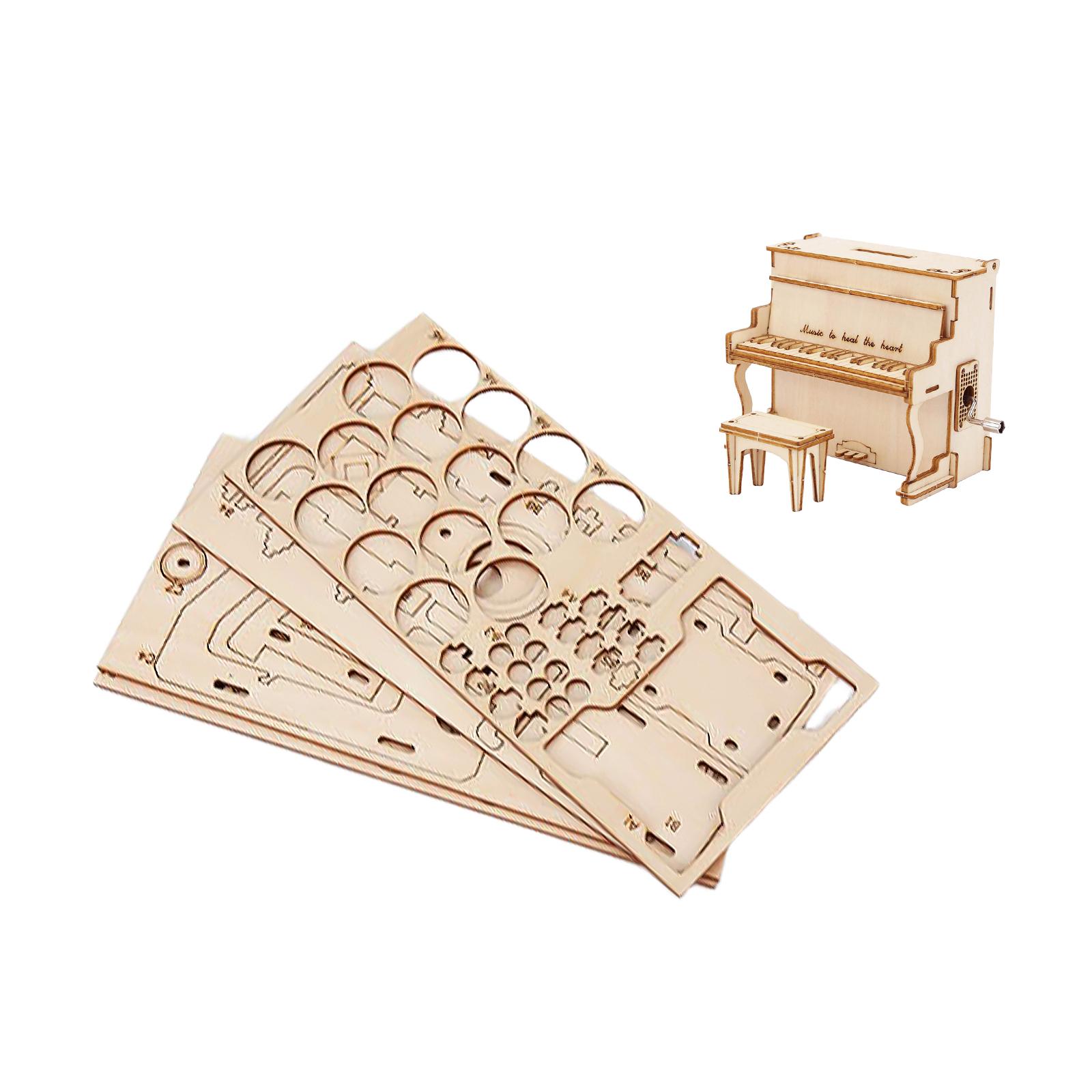 DIY Wooden Piano Music Box Puz - Kids Education Rhymes ulasan dan harga