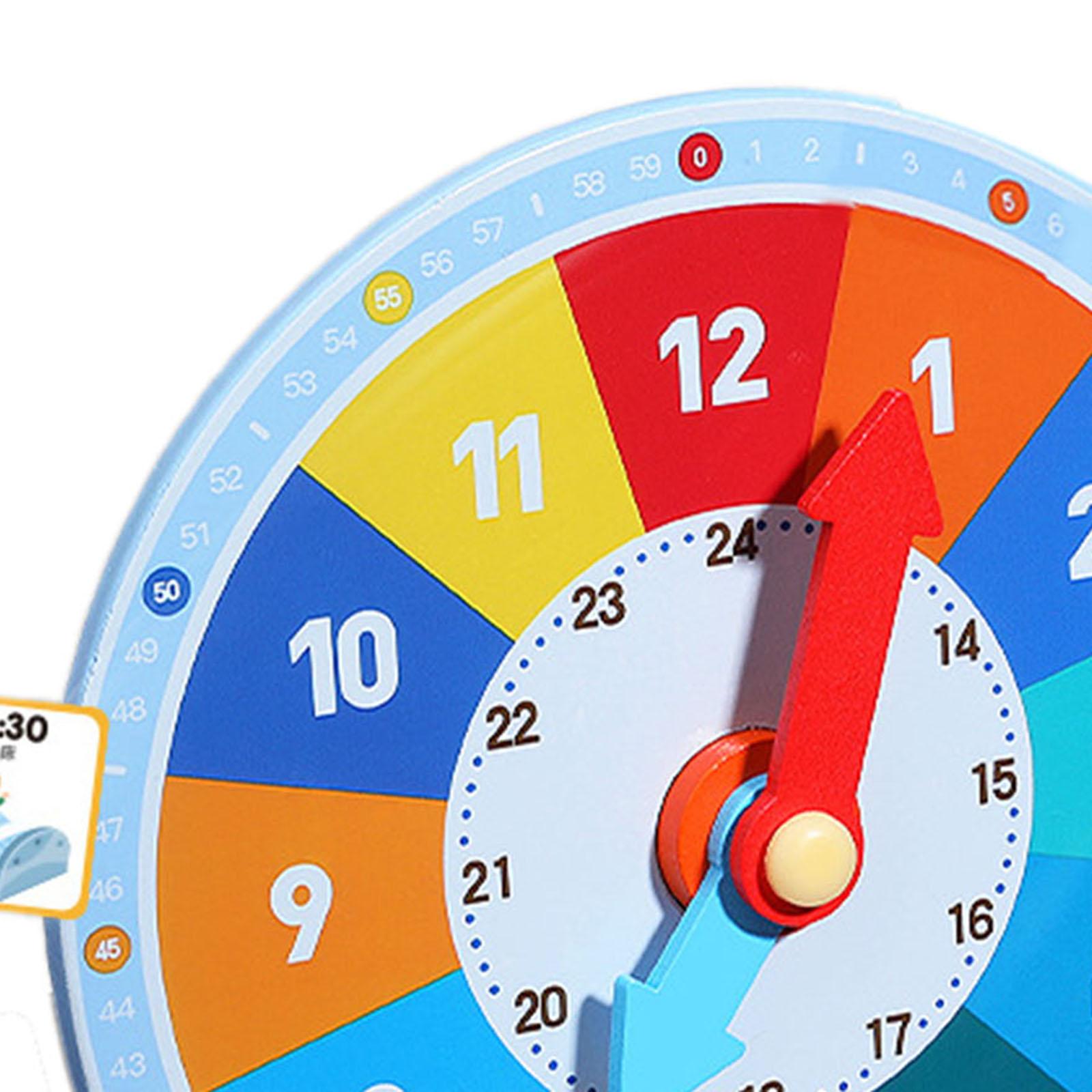 Wooden Education Clock Learnin - Kids Education Number ulasan dan harga