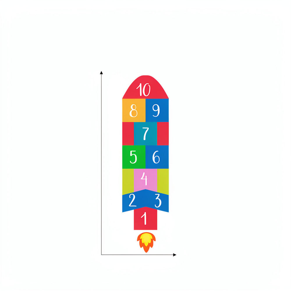 Educational Rocket Hopscotch W - Kids Education Activities ulasan dan harga